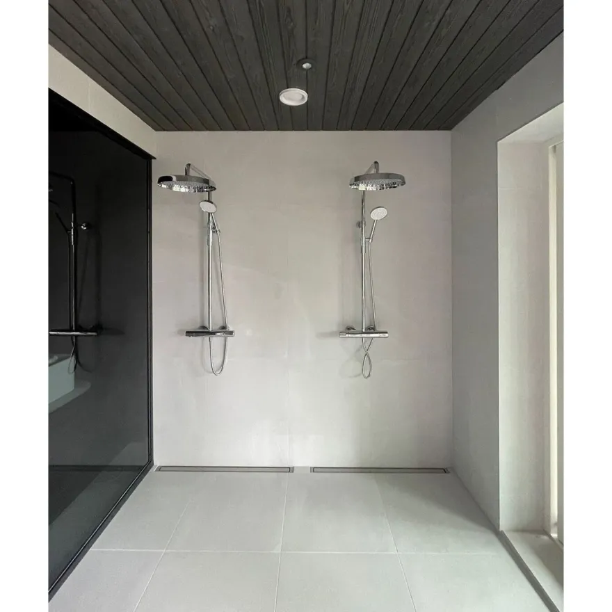 Lattialaatta Pukkila Landstone White, himmeä, sileä, 598x598mm