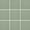 Lattialaatta Pukkila Natura Vihreä, himmeä, sileä, 96x96mm, lasikuituverkossa