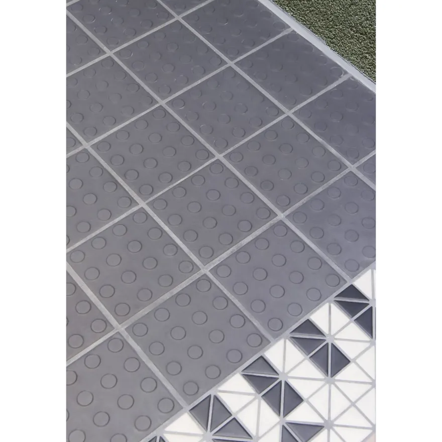 Lattialaatta Pukkila Natura Grafiitinharmaa, himmeä, struktuuri, pyörönasta, 96x96mm