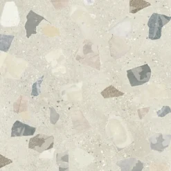 Lattialaatta Pukkila Retro Terrazzo, 60x60cm, matta, lasittamaton, R10B, rektifioitu