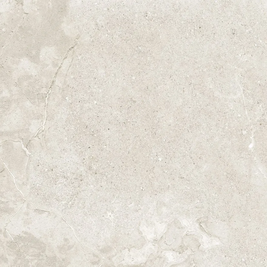 Lattialaatta Pukkila Stone Age White, 59.2x59.2cm, matta
