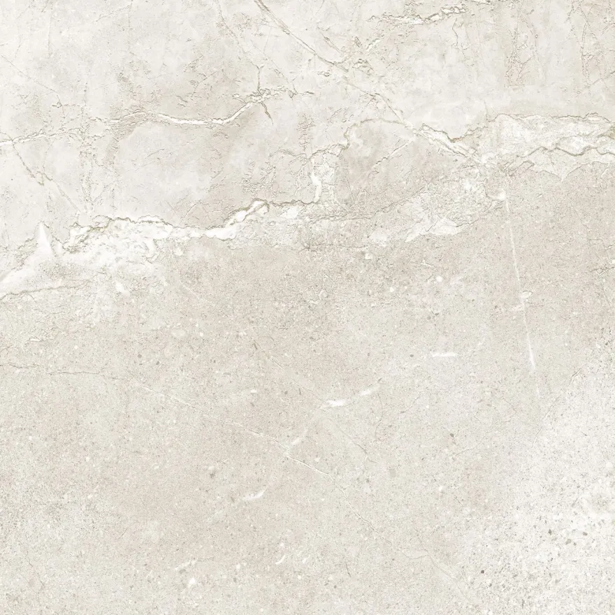 Lattialaatta Pukkila Stone Age White, 59.2x59.2cm, matta