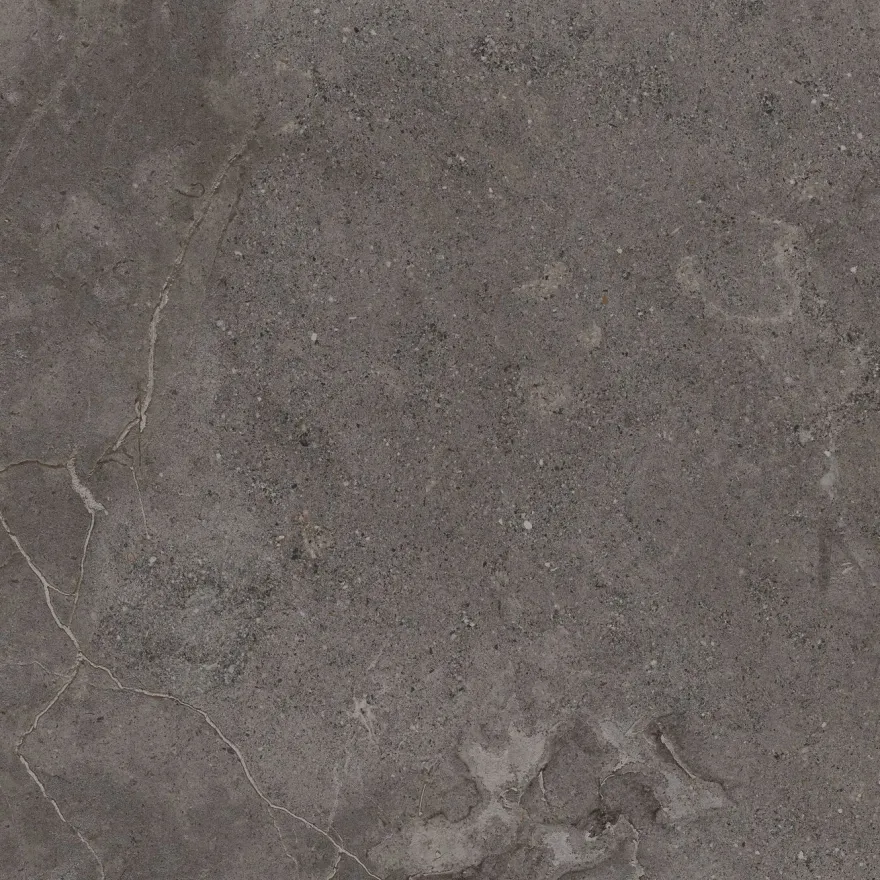 Lattialaatta Pukkila Stone Age Anthracite, 59.2x59.2cm, karhennettu, matta