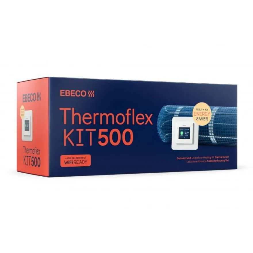 Lattialämmitysmatto Ebeco Thermoflex Kit 500, eri vaihtoehtoja