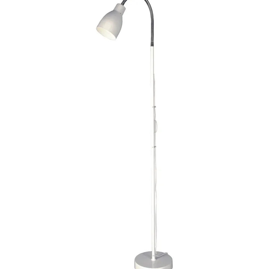 Lattiavalaisin Aneta Lighting Sarek, 250x530x1460 mm, valkoinen, kromi