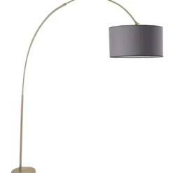 Lattiavalaisin Linento Lighting Coronita, 155cm, harmaa