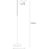 Lattiavalaisin Linento Lighting Mint, 150cm, musta/kupari