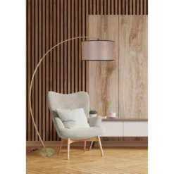 Lattiavalaisin Linento Lighting Misra, 85cm, beige