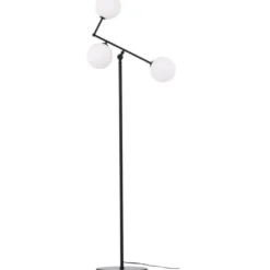 Lattiavalaisin Venture Home Marsan, 160cm, musta/valkoinen lasi