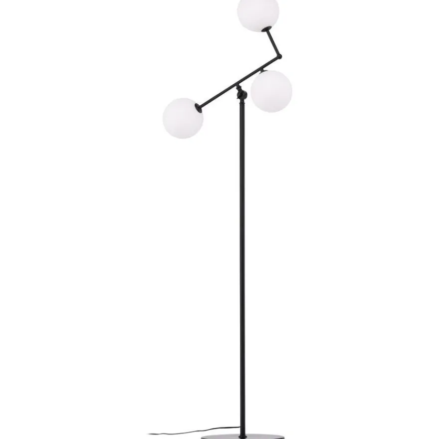 Lattiavalaisin Venture Home Marsan, 160cm, musta/valkoinen lasi