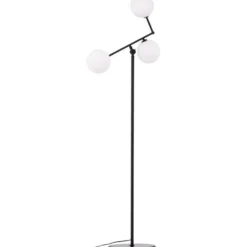 Lattiavalaisin Venture Home Marsan, 160cm, musta/valkoinen lasi