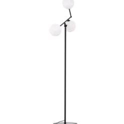 Lattiavalaisin Venture Home Marsan, 160cm, musta/valkoinen lasi