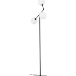 Lattiavalaisin Venture Home Marsan, 160cm, musta/valkoinen lasi