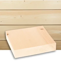 Laudelauta Tuuli Sauna SHP, 45x195mm, TK, kuusi, puuvalmis