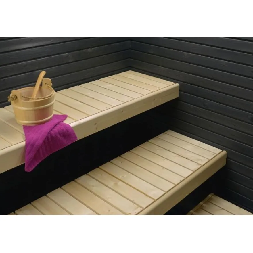 Laudepaketti Prosauna Basic 180, leveys max 1800mm, kuusi, 53/41