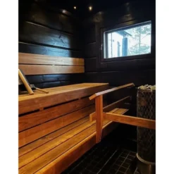 Laudepaketti Prosauna Pro-laude 240, leveys max. 2400mm, syvyys 530/410mm, thermohaapa