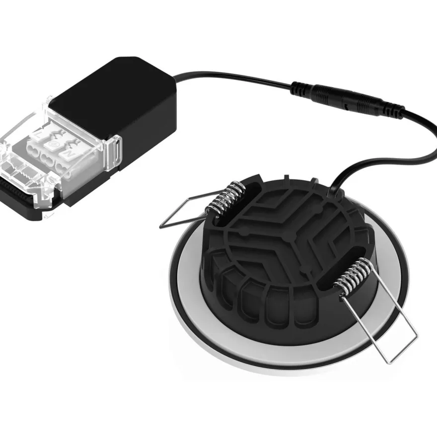 LED-alasvalo FocusLight Halo, 3 CCT, IP65/IP20