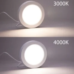 LED-alasvalo FTLIGHT Koala, 24W, 1900lm, 3000K/4000K, IP43/IP20, himmennettävä