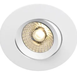 LED-alasvalo Hide-a-lite Comfort G3 Tilt 60°, 2700K, valkoinen