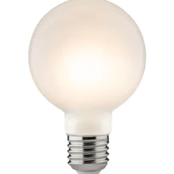 LED-filamenttilamppu Paulmann Globe, G80, E27, 806lm, 7.5W, 2700K, himmennettävä, opaali