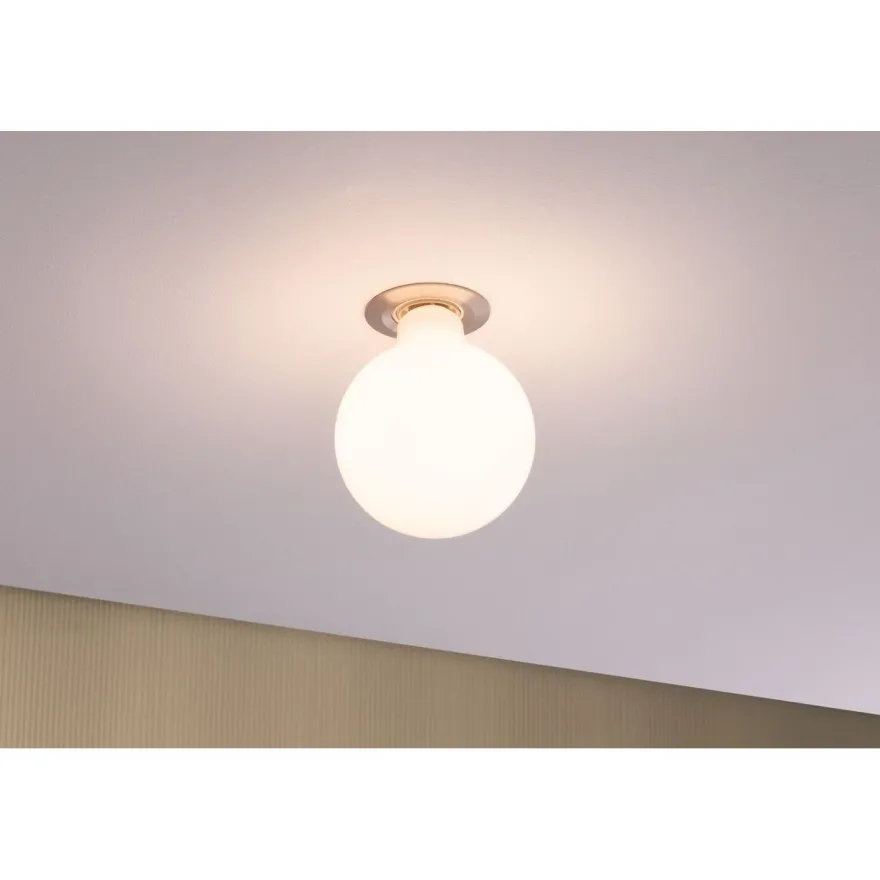 LED-filamenttilamppu Paulmann Globe, G80, E27, 806lm, 7.5W, 2700K, himmennettävä, opaali