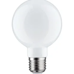 LED-filamenttilamppu Paulmann Globe, G80, E27, 806lm, 7.5W, 2700K, himmennettävä, opaali