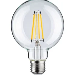 LED-filamenttilamppu Paulmann Globe, G95, E27, 1055lm, 9W, 2700K, himmennettävä, kirkas