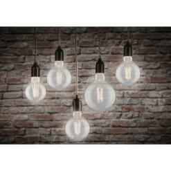 LED-filamenttilamppu Paulmann Globe, G95, E27, 1055lm, 9W, 2700K, himmennettävä, kirkas