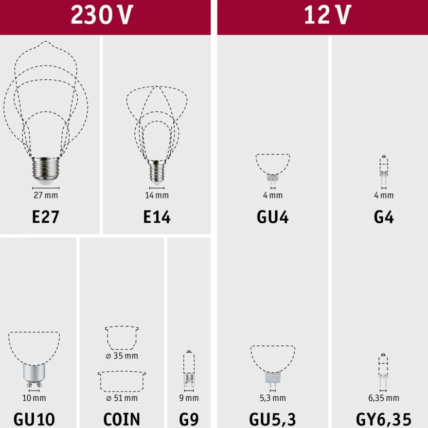 LED-filamenttilamppu Paulmann Drop, E14, 470lm, 4.8W, 2700K, himmennettävä, kirkas