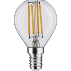 LED-filamenttilamppu Paulmann Drop, E14, 470lm, 4.8W, 2700K, himmennettävä, kirkas