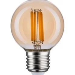 LED-filamenttilamppu Paulmann Globe, G60, E27, 780lm, 7W, 2700K, himmennettävä, kulta