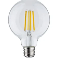 LED-filamenttilamppu Paulmann Eco-Line Globe, G95, E27, 840lm, 4W, 3000K, kirkas