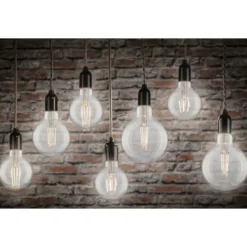 LED-filamenttilamppu Paulmann Globe, G80, E27, 470lm, 4.8W, 4000K, kirkas