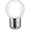 LED-filamenttilamppu Paulmann Drop, E27, 470lm, 4.8W, 4000K, matta