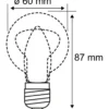 LED-filamenttilamppu Paulmann Globe, G60, E27, 780lm, 7W, 2700K, himmennettävä, opaali