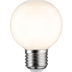 LED-filamenttilamppu Paulmann Globe, G60, E27, 780lm, 7W, 2700K, himmennettävä, opaali