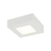 LED-kattospotti Globo Svenja, 12.2x12.2cm, 6W, valkoinen