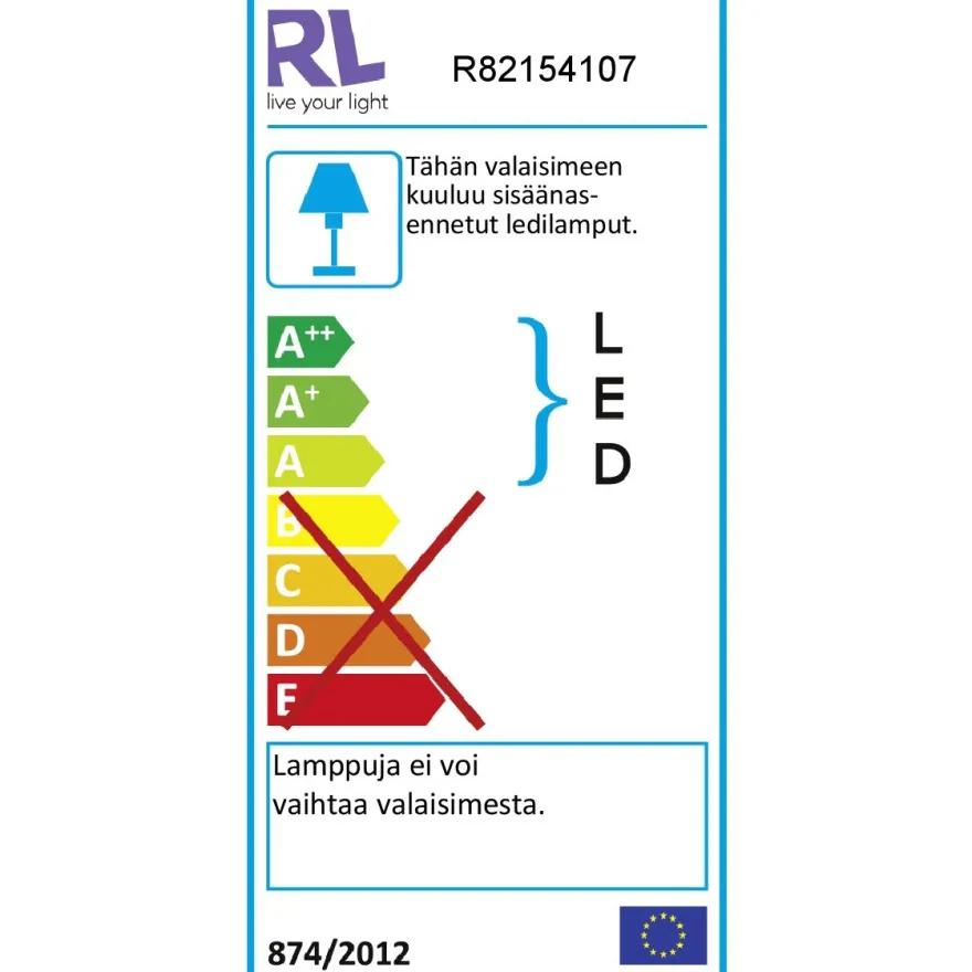 LED-kattospotti Trio Roubaix 145x780x90 mm harjattu teräs