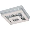 LED-Kattovalaisin Eglo Fradelo 240x240mm, kromi, kristalli 95659