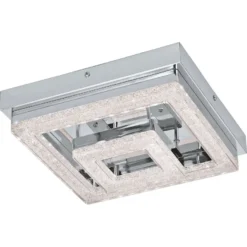LED-Kattovalaisin Eglo Fradelo 240x240mm, kromi, kristalli 95659
