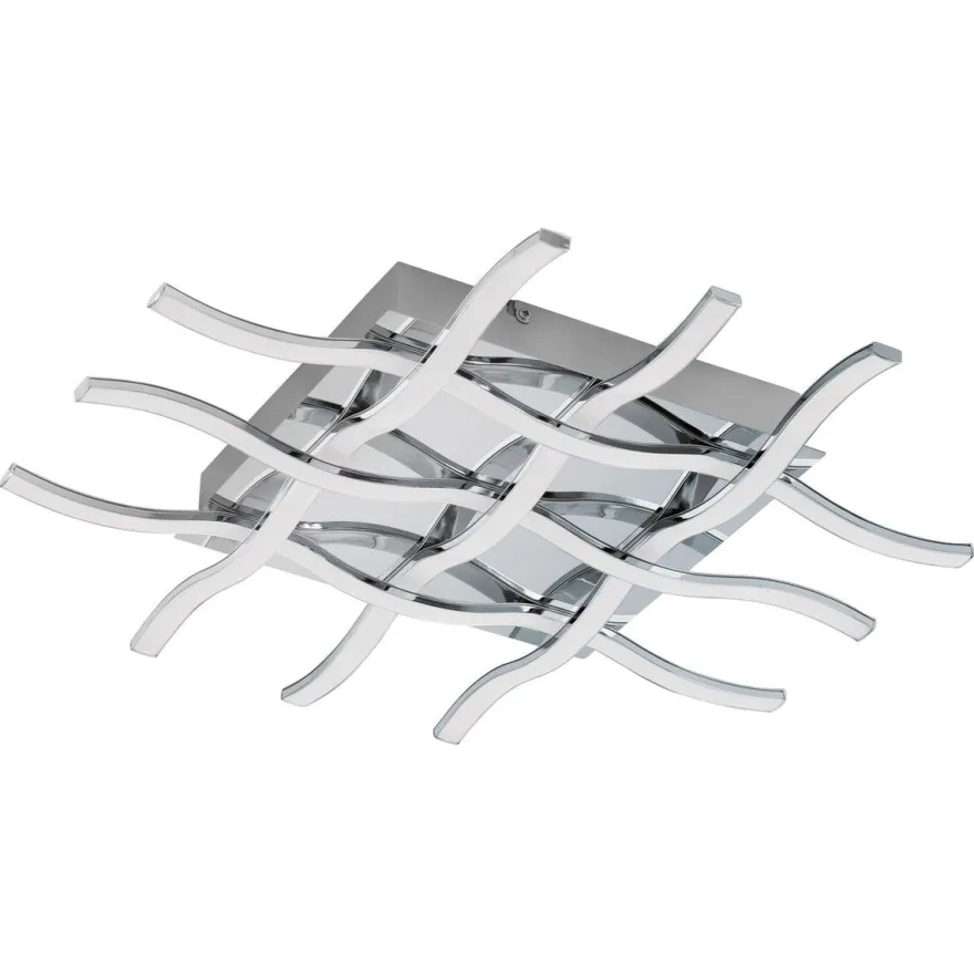 LED-kattovalaisin Eglo Lasana 1, 500x500mm, kromi 95569