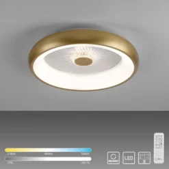 Led-kattovalaisin JustLight Vertigo Led ⌀46.5cm, 1400lm