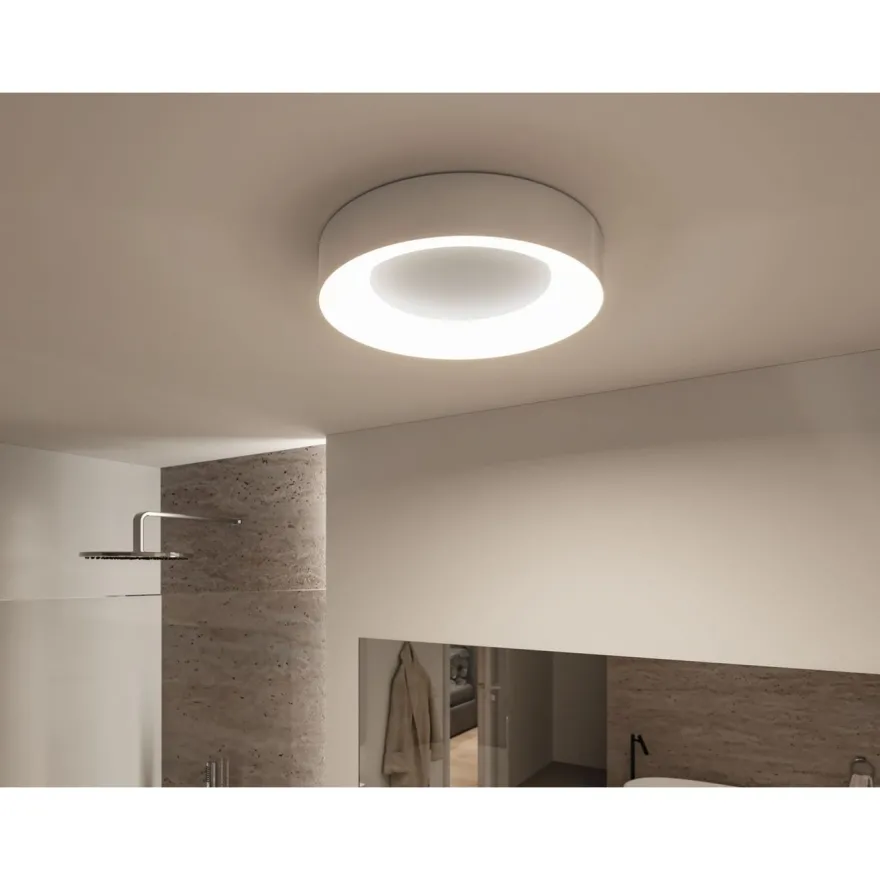 LED-kattovalaisin Paulmann Casca, IP44, 2100lm, 23W, säädettävä värilämpötila, eri värejä
