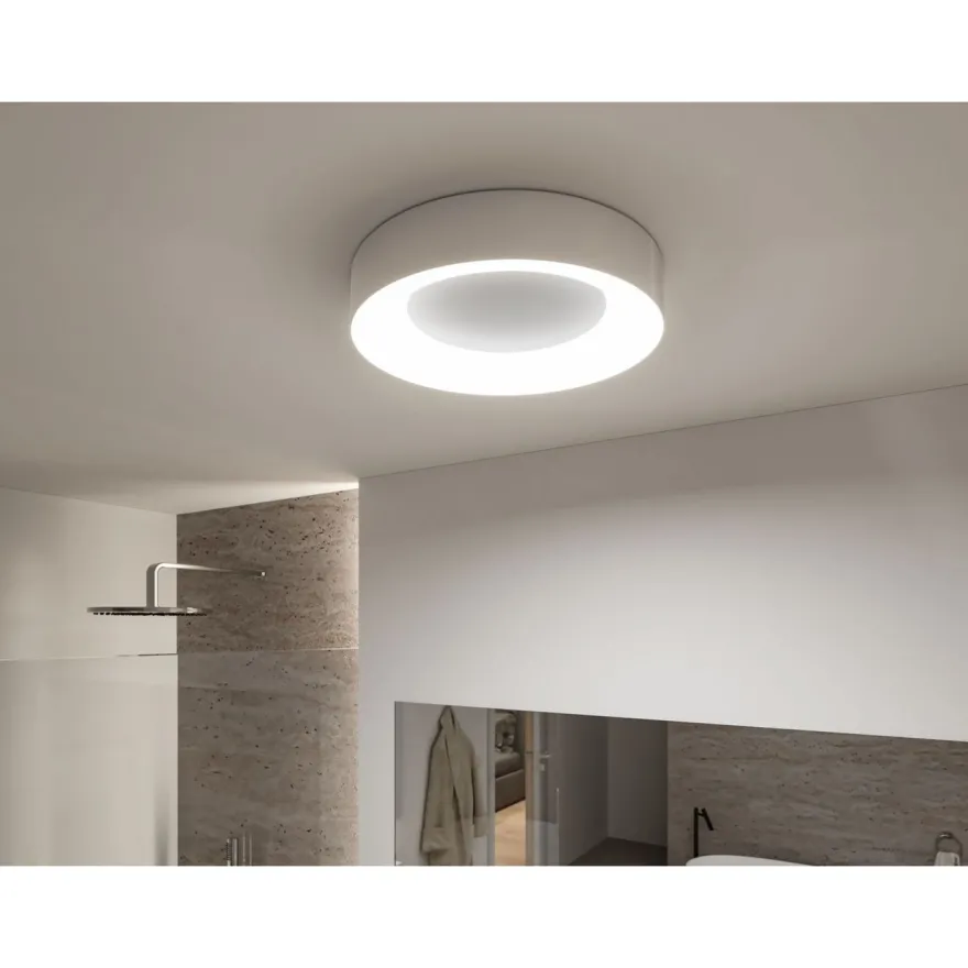 LED-kattovalaisin Paulmann Casca, IP44, 2100lm, 23W, säädettävä värilämpötila, eri värejä