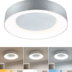 LED-kattovalaisin Paulmann Casca, IP44, 2100lm, 23W, säädettävä värilämpötila, eri värejä