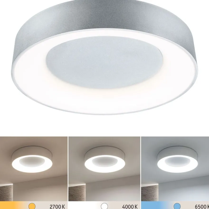 LED-kattovalaisin Paulmann Casca, IP44, 2100lm, 23W, säädettävä värilämpötila, eri värejä