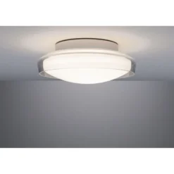 LED-kattovalaisin Paulmann Luena, 25cm, IP44, 3000K, kromi