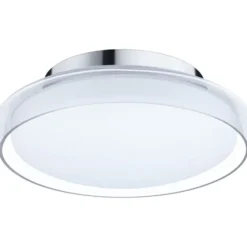 LED-kattovalaisin Paulmann Luena, 25cm, IP44, 3000K, kromi