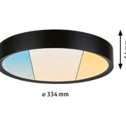 LED-kattovalaisin Paulmann Tega, IP44, 1200lm, 22.5W, säädettävä värilämpötila, eri värejä