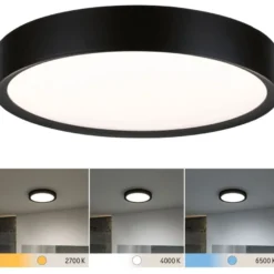 LED-kattovalaisin Paulmann Tega, IP44, 1200lm, 22.5W, säädettävä värilämpötila, eri värejä